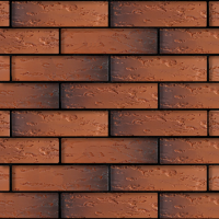 Кирпич облицовочный Красный Флеш Руст Воротынский