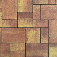 Тротуарная плитка Новый Город Агат Светлый Листопад